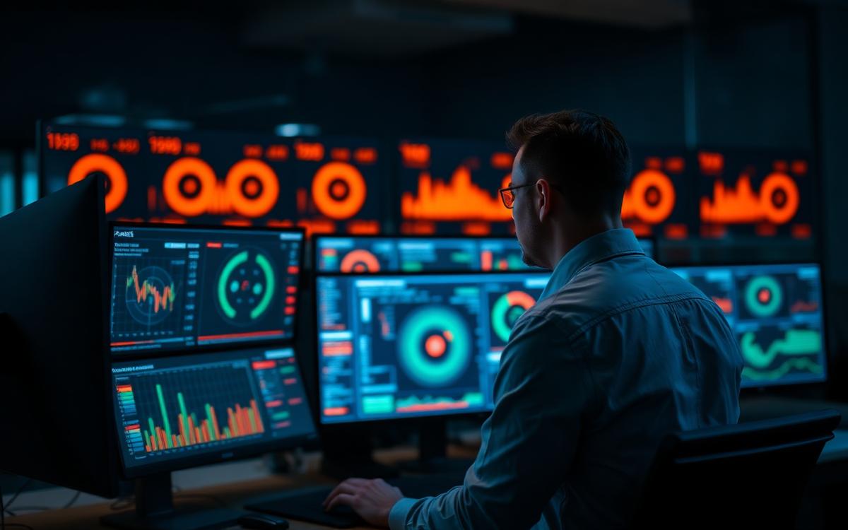 Tableros de inteligencia de mercado en múltiples pantallas